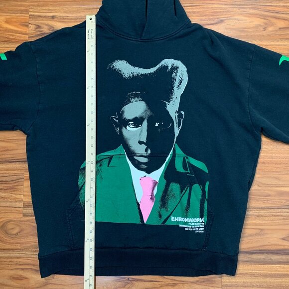 Tyler the Creator Chromakopia World Tour Black Green Hoodie XXL 2XL - Picture 15 of 16